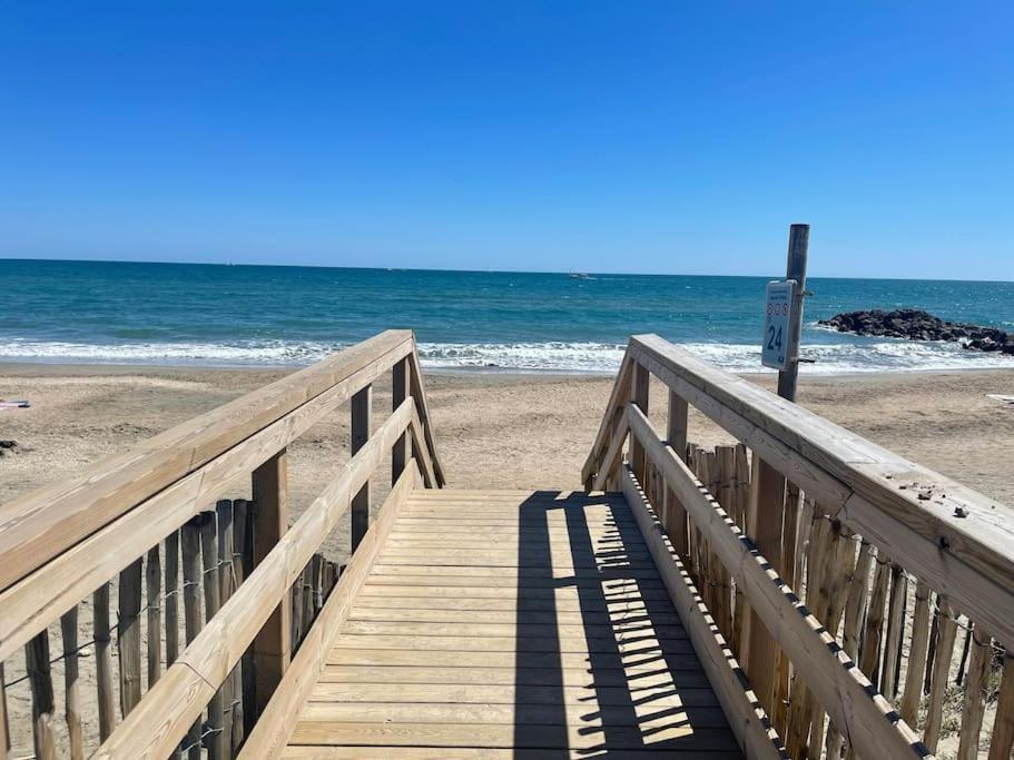 Appart Frontignan Sur La Plage, Piscine, Wifi, Tv, Netflix Exterior foto